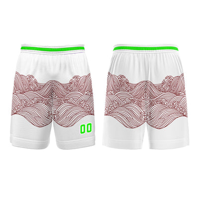 Custom White Dark Red Basketball Jersey Uniform Suit Printed Your Logo Name Number enthsush