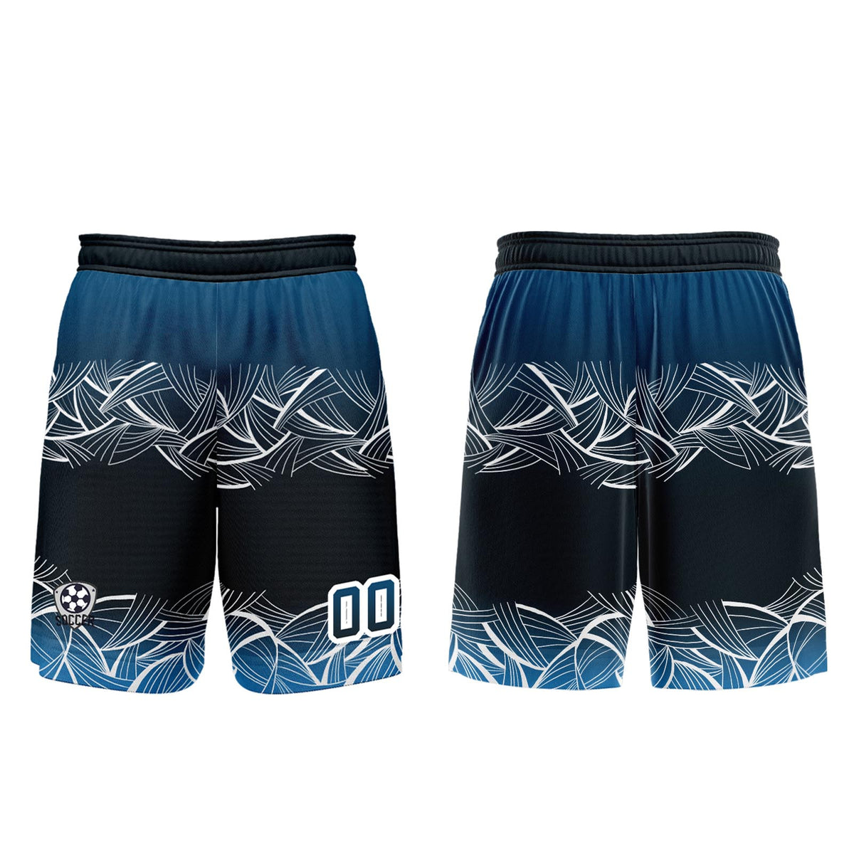 Custom Blue Jerseys for Men Women Personalized Soccer Uniforms for Adult and Kid enthsush