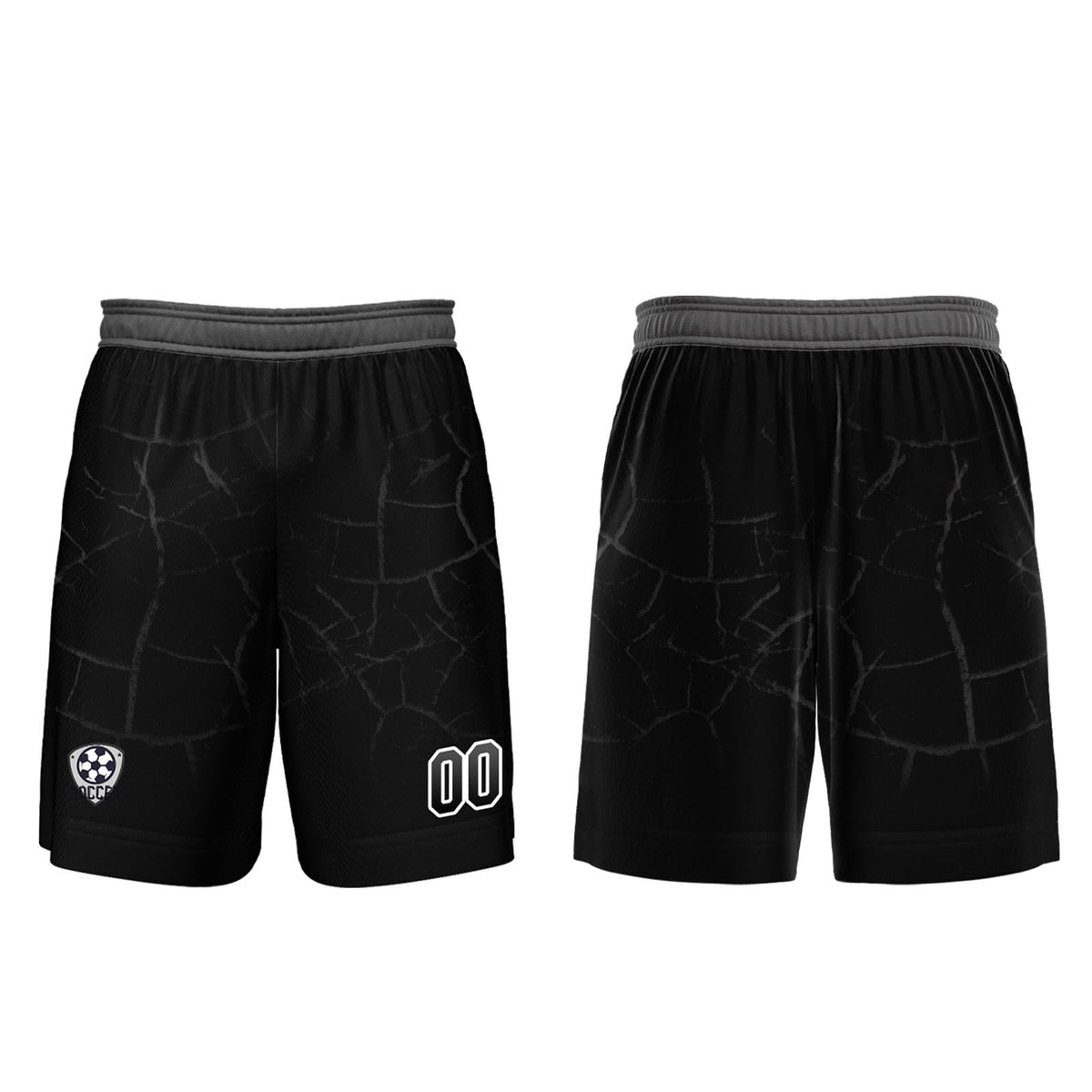 Custom Black Grey Jerseys for Men Women Personalized Soccer Uniforms for Adult and Kid enthsush