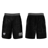 Custom Black Grey Jerseys for Men Women Personalized Soccer Uniforms for Adult and Kid