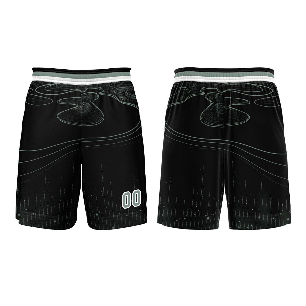 Custom Aqua Basketball Jersey Uniform Suit Printed Your Logo Name Number enthsush