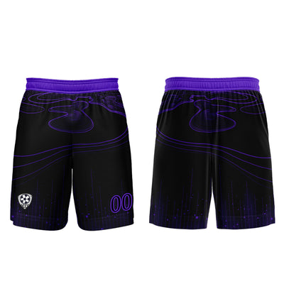 Custom Black Purple Soccer Jerseys for Men Women Personalized Soccer Uniforms for Adult and Kid enthsush
