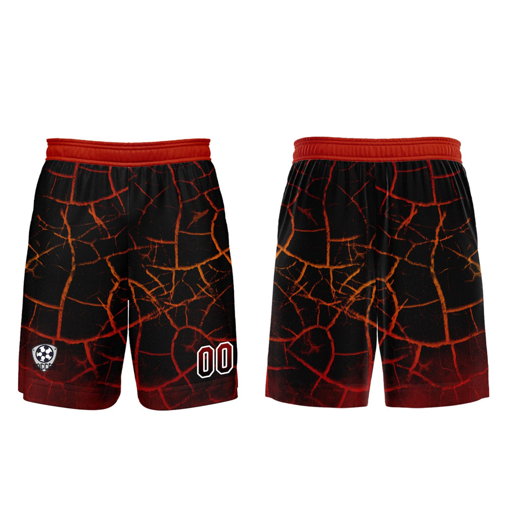 Custom Black Red Jerseys for Men Women Personalized Soccer Uniforms for Adult and Kid enthsush