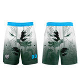 Custom Green Blue Jerseys for Men Women Personalized Soccer Uniforms for Adult and Kid