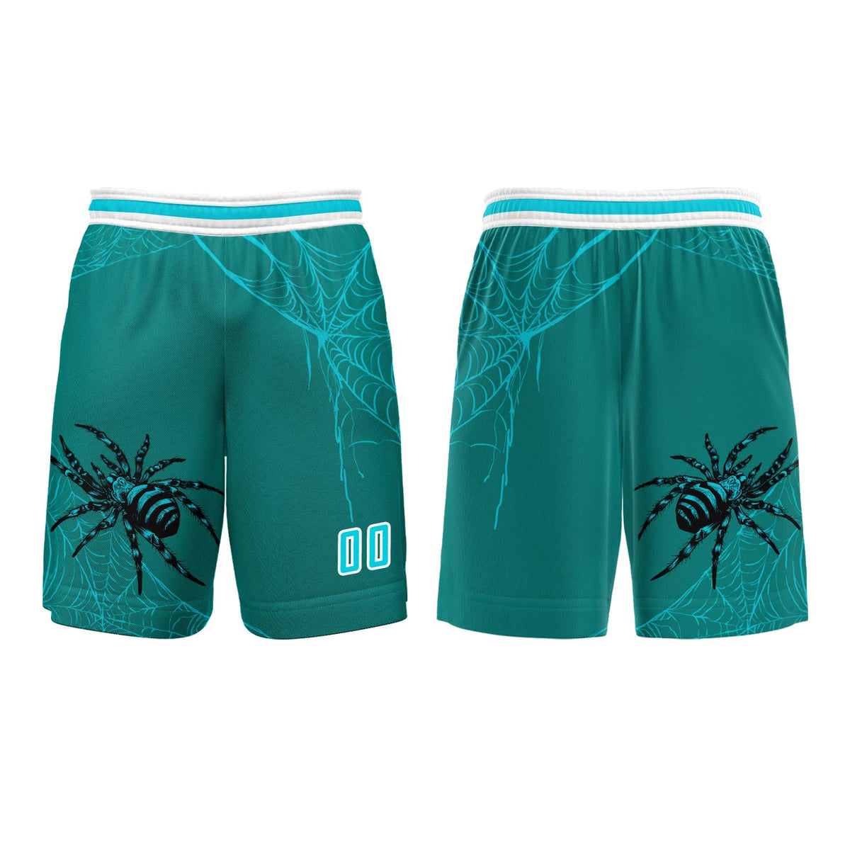 Custom Blue Green Basketball Jersey Uniform Suit Printed Your Logo Name Number enthsush