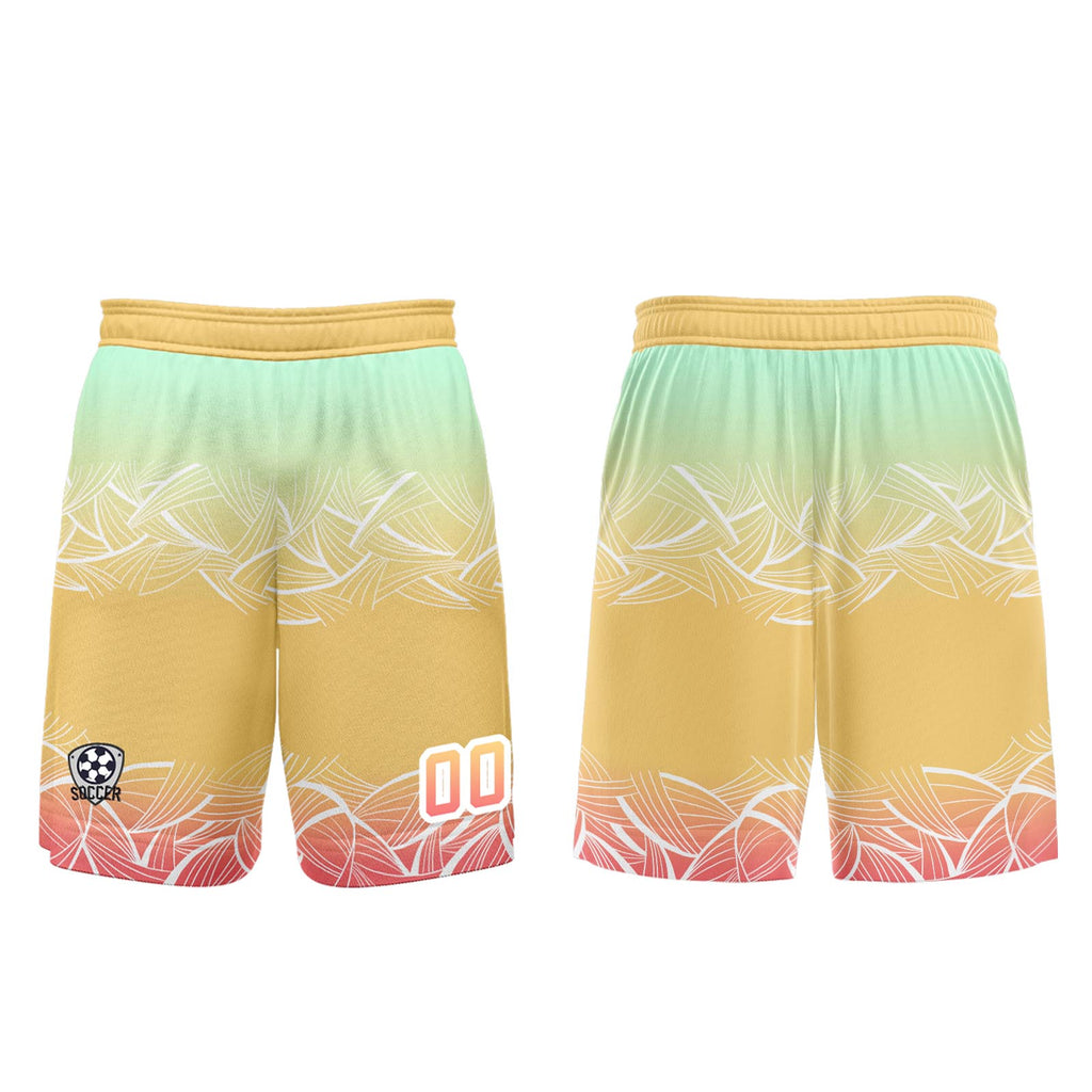 Custom Yellow Mint Green Jerseys for Men Women Personalized Soccer Uniforms for Adult and Kid enthsush