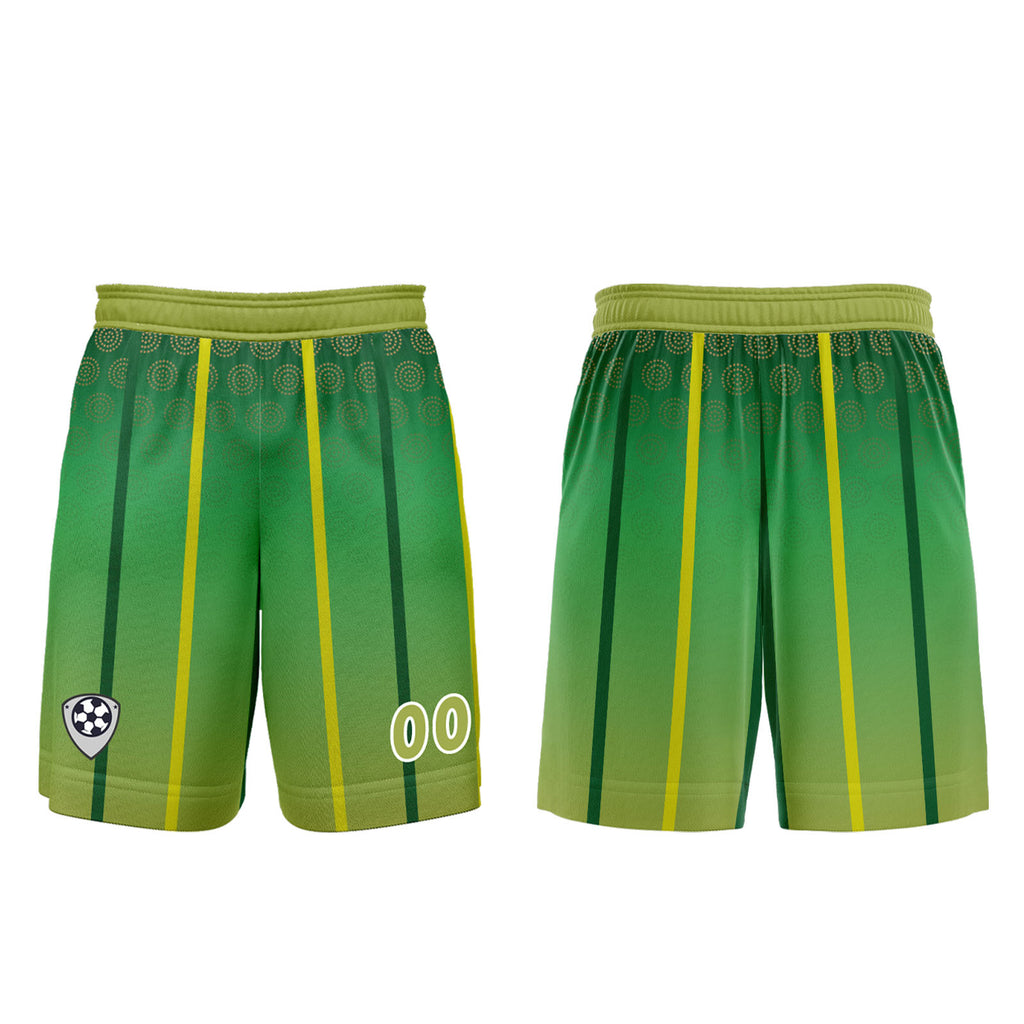 Custom Yellow Green Jerseys for Men Women Personalized Soccer Uniforms for Adult and Kid enthsush