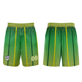 Custom Yellow Green Jerseys for Men Women Personalized Soccer Uniforms for Adult and Kid