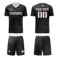 Custom Gray Silver Jerseys for Men Women Personalized Soccer Uniforms for Adult and Kid enthsush