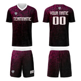 Custom Pink Silver Jerseys for Men Women Personalized Soccer Uniforms for Adult and Kid