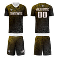 Custom Yellow Silver Jerseys for Men Women Personalized Soccer Uniforms for Adult and Kid enthsush
