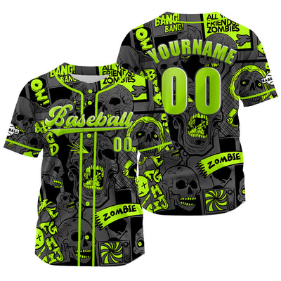 Custom Gray Jersey Personalized Baseball Shirt for Men Women Kids Youth enthsush