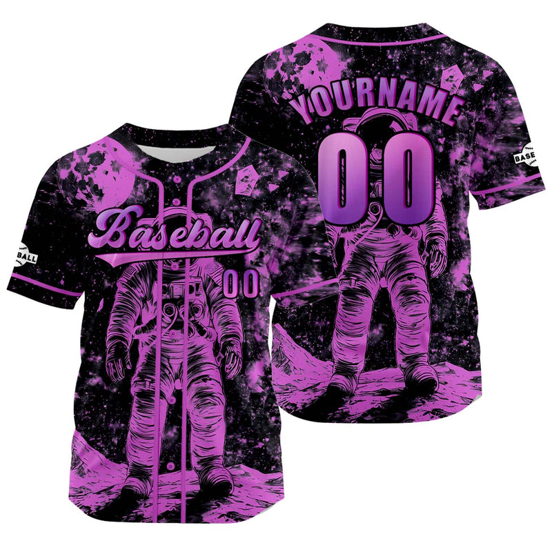 Custom Pink Jersey Personalized Baseball Shirt for Men Women Kids Youth