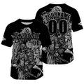 Custom Black Jersey Personalized Baseball Shirt for Men Women Kids Youth enthsush