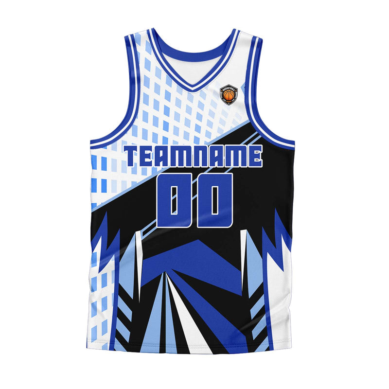 Custom Royal Basketball Jersey Uniform Suit Printed Your Logo Name Number