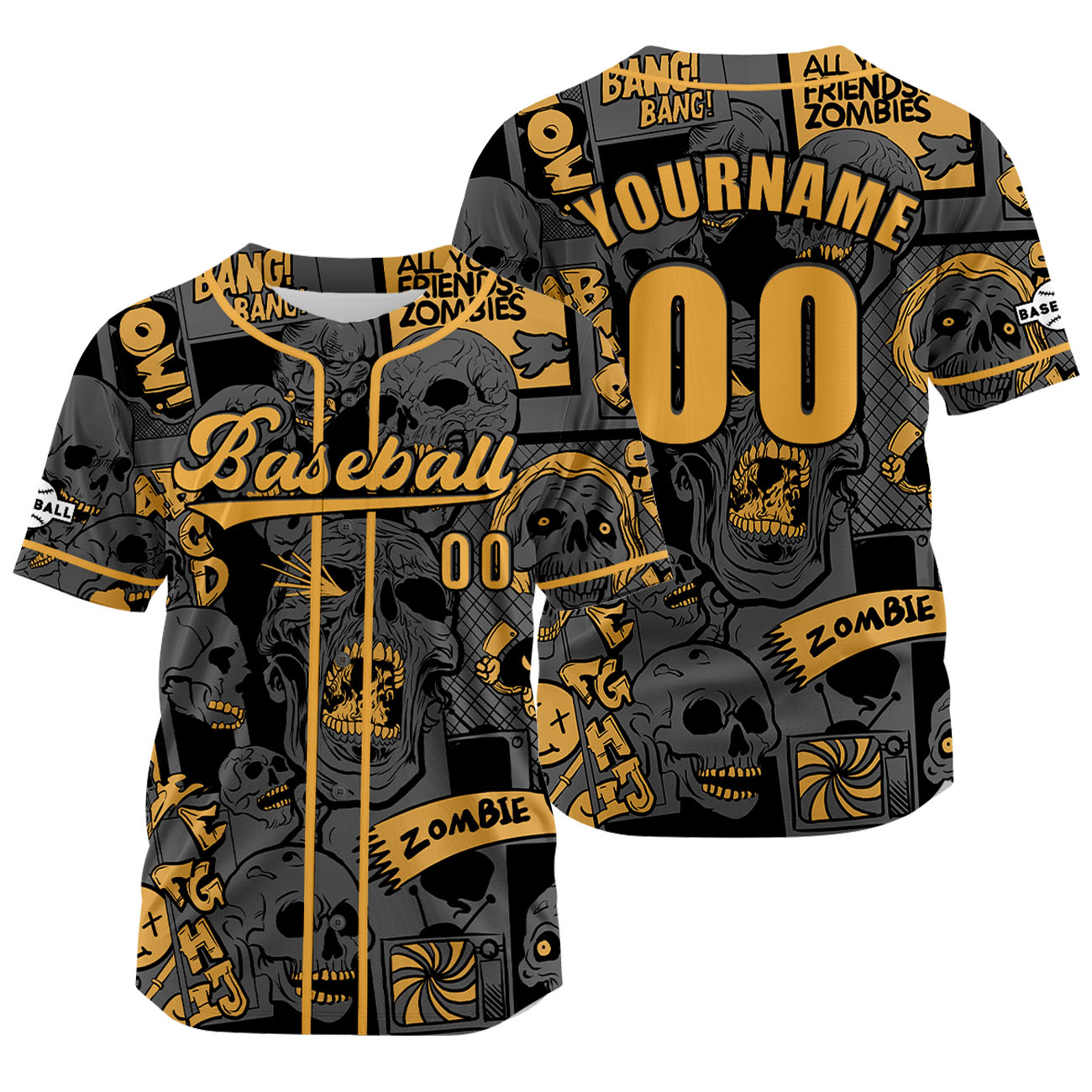 Custom Gray Jersey Personalized Baseball Shirt for Men Women Kids Youth enthsush