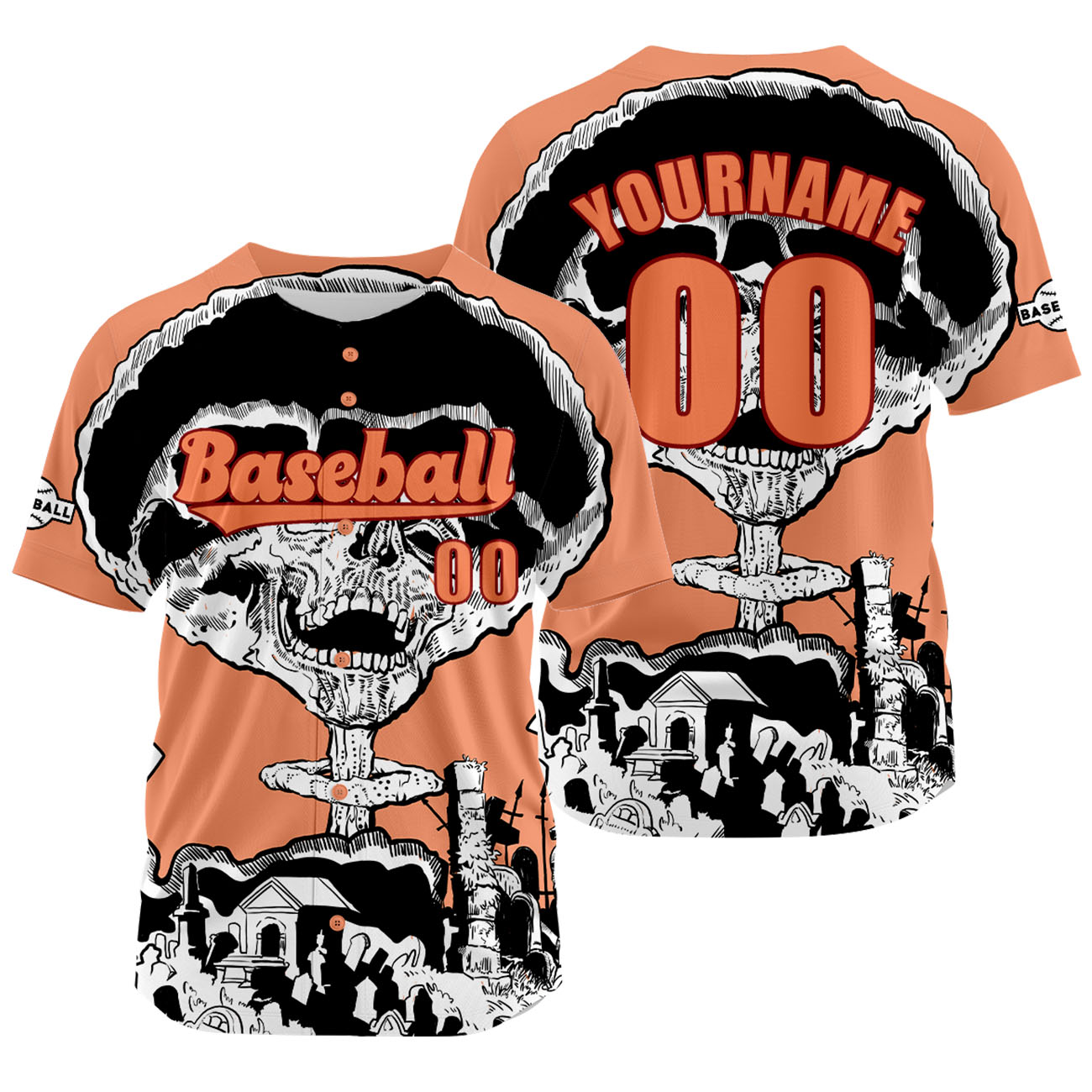 Custom Flesh Color Baseball Jersey Personalized Baseball Shirt for Men Women Kids Youth enthsush