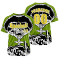 Custom Green Baseball Jersey Personalized Baseball Shirt for Men Women Kids Youth enthsush