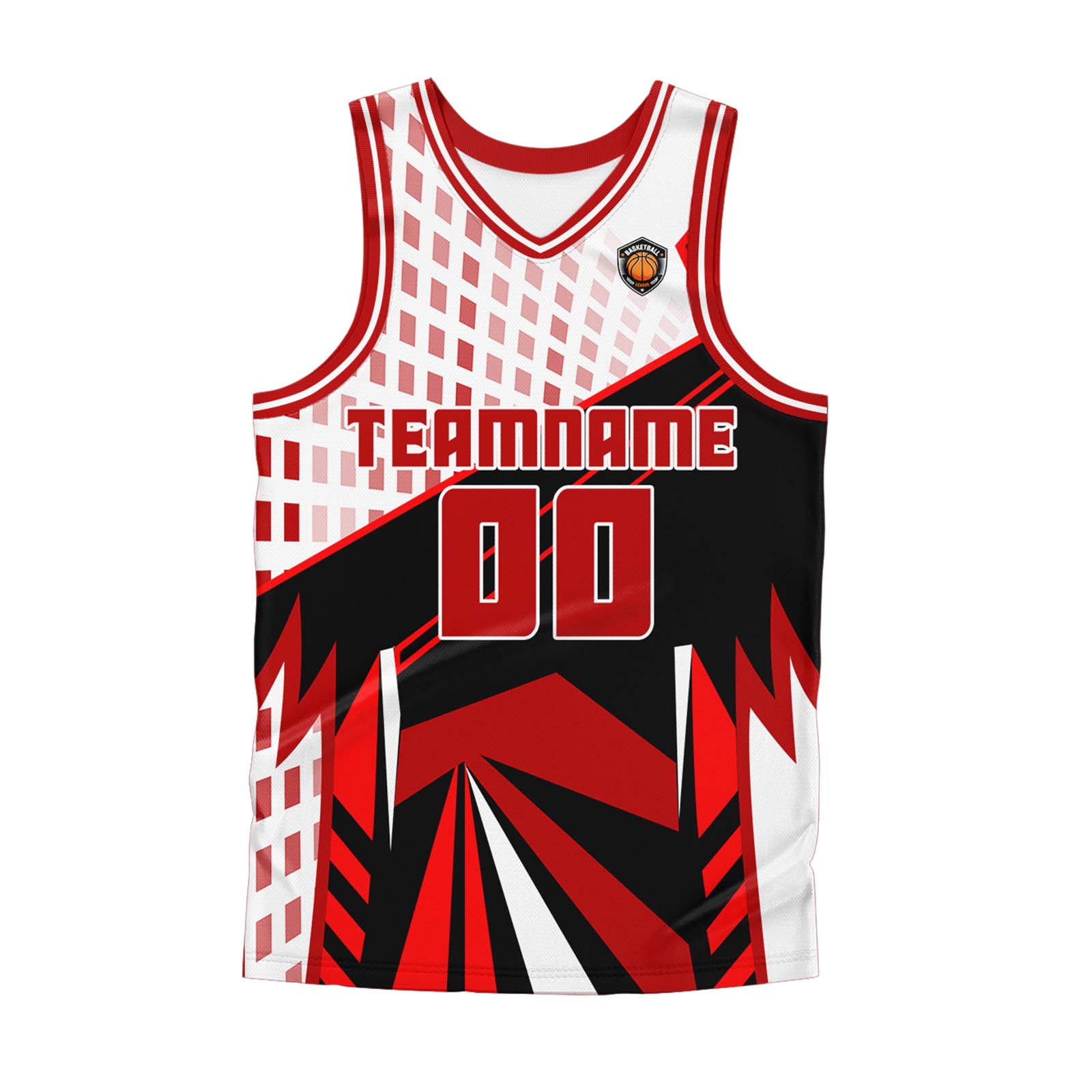 Custom Red Basketball Jersey Uniform Suit Printed Your Logo Name Number enthsush