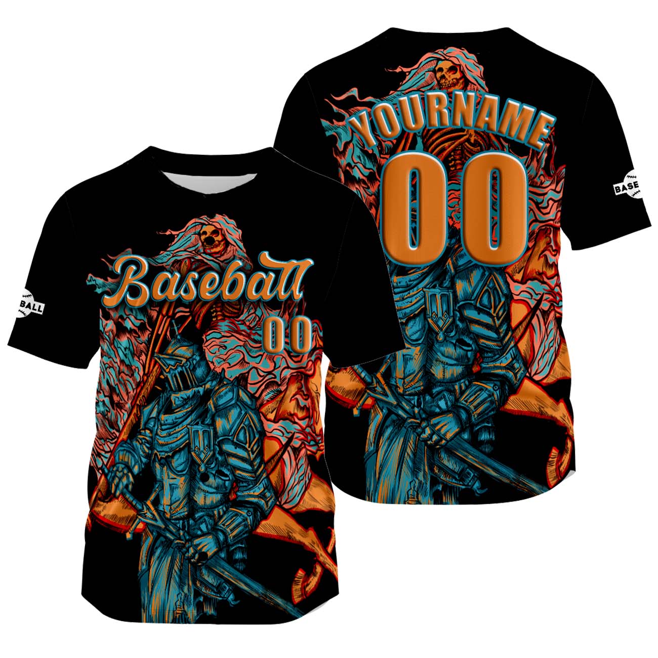 Custom Black Jersey Personalized Baseball Shirt for Men Women Kids Youth enthsush