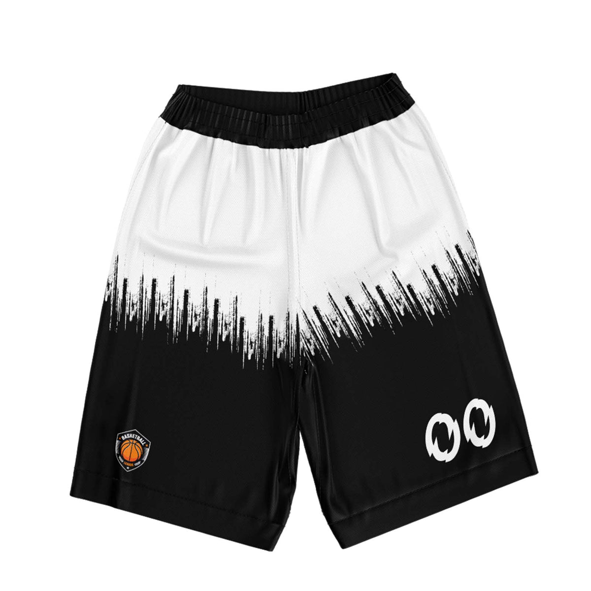 Custom Black White Basketball Jersey Uniform Suit Printed Your Logo Name Number enthsush