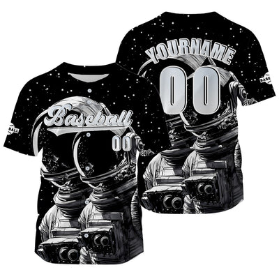 Custom Black Jersey Personalized Baseball Shirt for Men Women Kids Youth enthsush