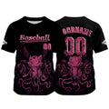 Custom Black Baseball Jersey Personalized Baseball Shirt for Men Women Kids Youth enthsush