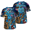 Custom Bule Jersey Personalized Baseball Shirt for Men Women Kids Youth enthsush