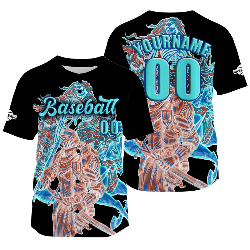 Custom Black Jersey Personalized Baseball Shirt for Men Women Kids Youth