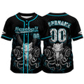 Custom Black Baseball Jersey Personalized Baseball Shirt for Men Women Kids Youth enthsush