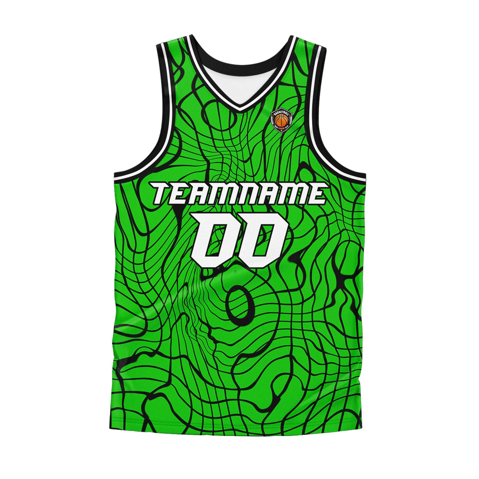 Custom Green Basketball Jersey Uniform Suit Printed Your Logo Name Number enthsush