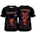 Custom Black Baseball Jersey Personalized Baseball Shirt for Men Women Kids Youth enthsush