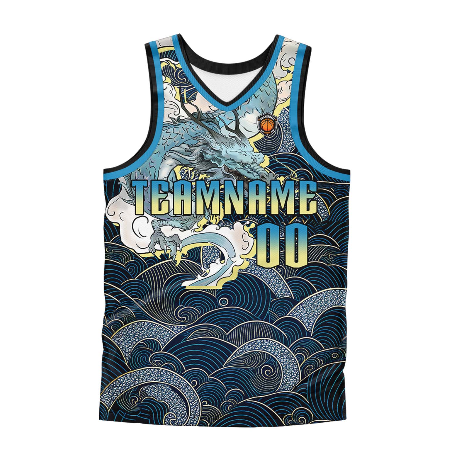 Custom Navy Basketball Jersey Uniform Suit Printed Your Logo Name Number enthsush