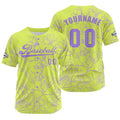 Custom Bright Green Jersey Personalized Baseball Shirt for Men Women Kids Youth enthsush