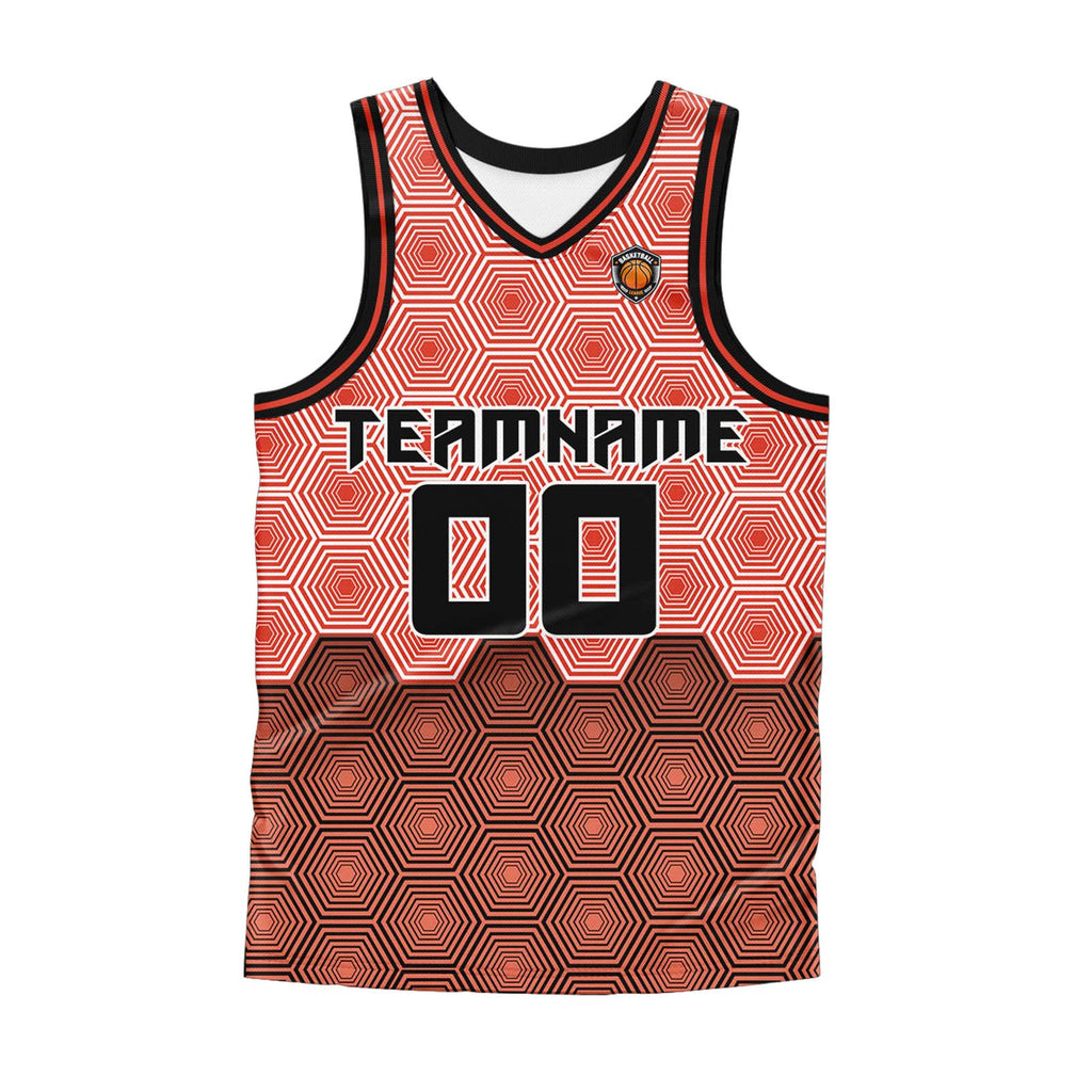 Custom Dark Orange Basketball Jersey Uniform Suit Printed Your Logo Name Number enthsush