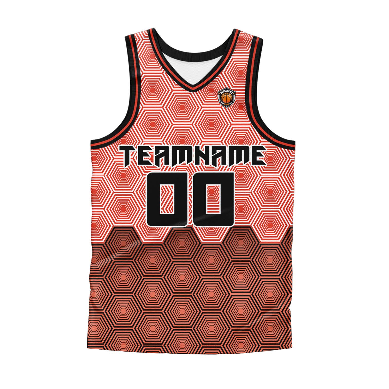 Custom Dark Orange Basketball Jersey Uniform Suit Printed Your Logo Name Number enthsush