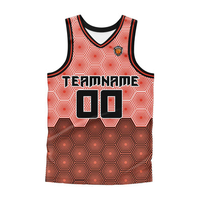 Custom Dark Orange Basketball Jersey Uniform Suit Printed Your Logo Name Number enthsush