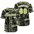 Custom Gray Jersey Personalized Baseball Shirt for Men Women Kids Youth enthsush
