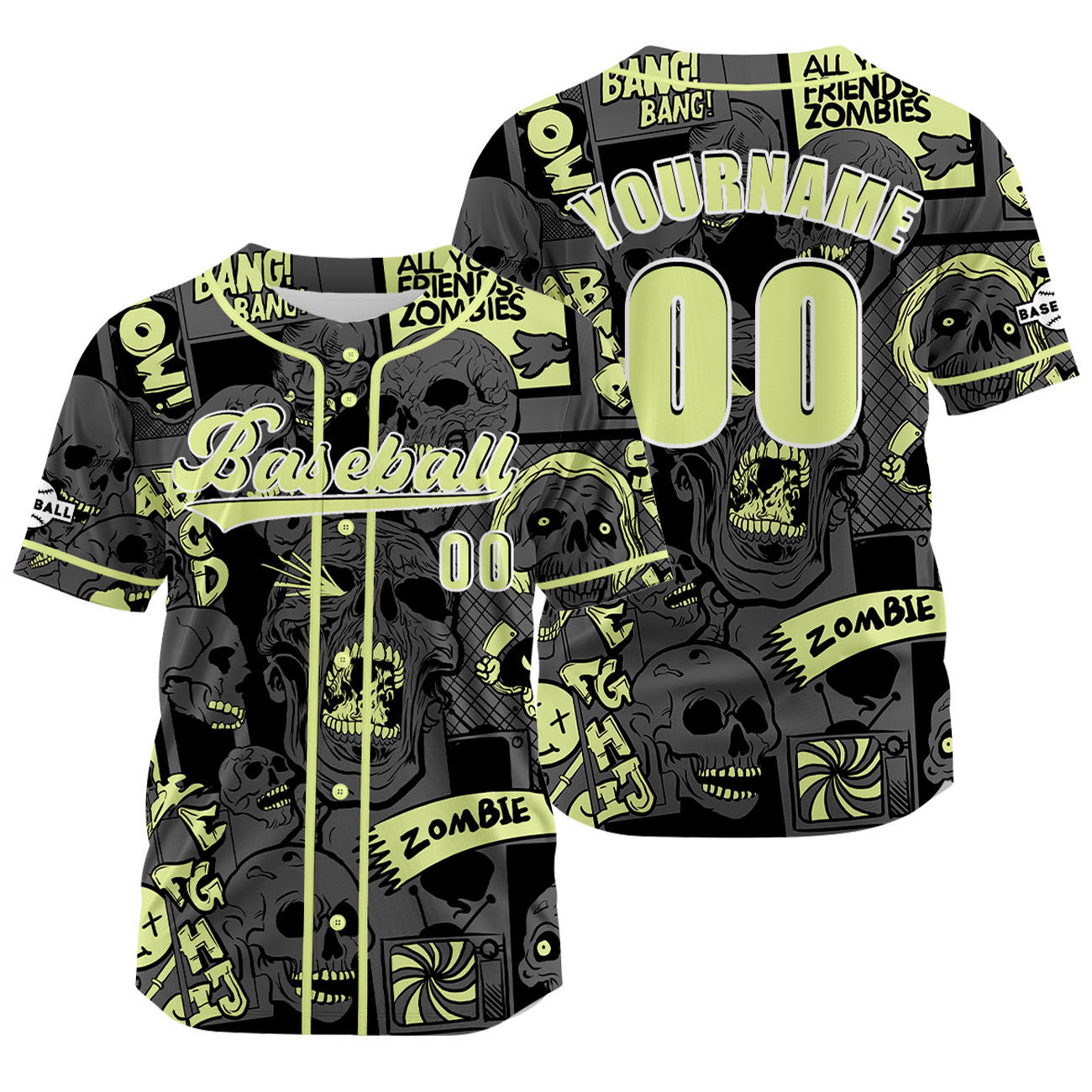 Custom Gray Jersey Personalized Baseball Shirt for Men Women Kids Youth enthsush