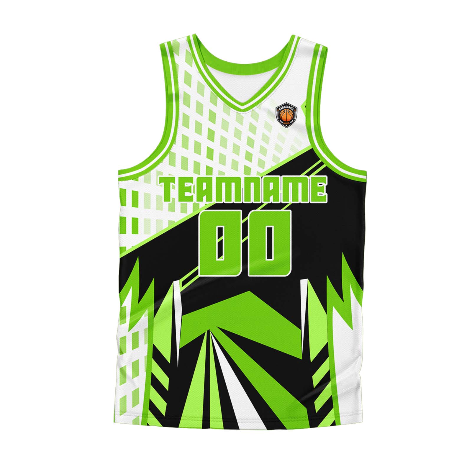 Custom Neon Green Basketball Jersey Uniform Suit Printed Your Logo Name Number enthsush