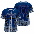 Custom Hidden Blue Baseball Jersey Personalized Baseball Shirt for Men Women Kids Youth enthsush