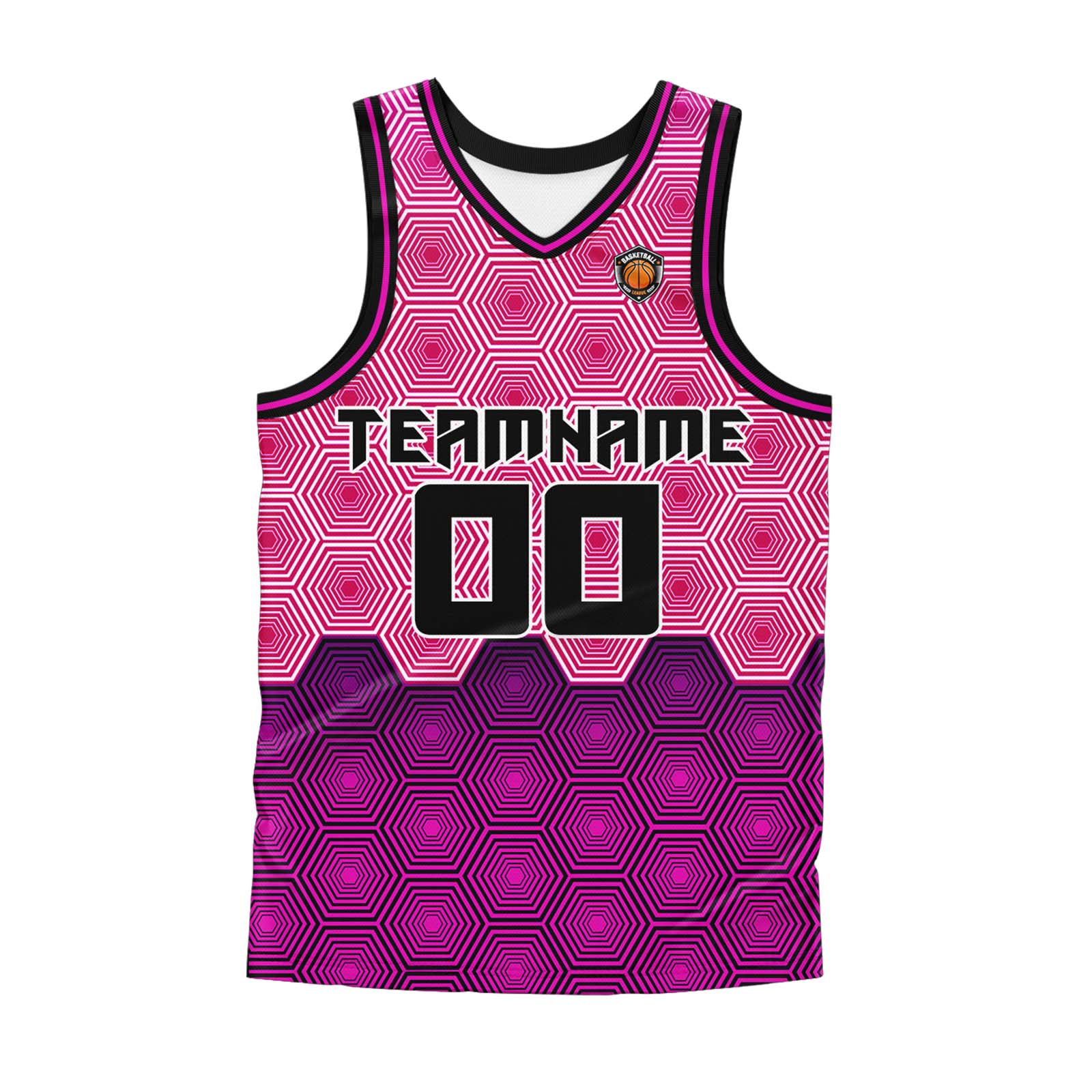 Custom Rose Basketball Jersey Uniform Suit Printed Your Logo Name Number enthsush