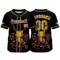 Custom Black Baseball Jersey Personalized Baseball Shirt for Men Women Kids Youth enthsush