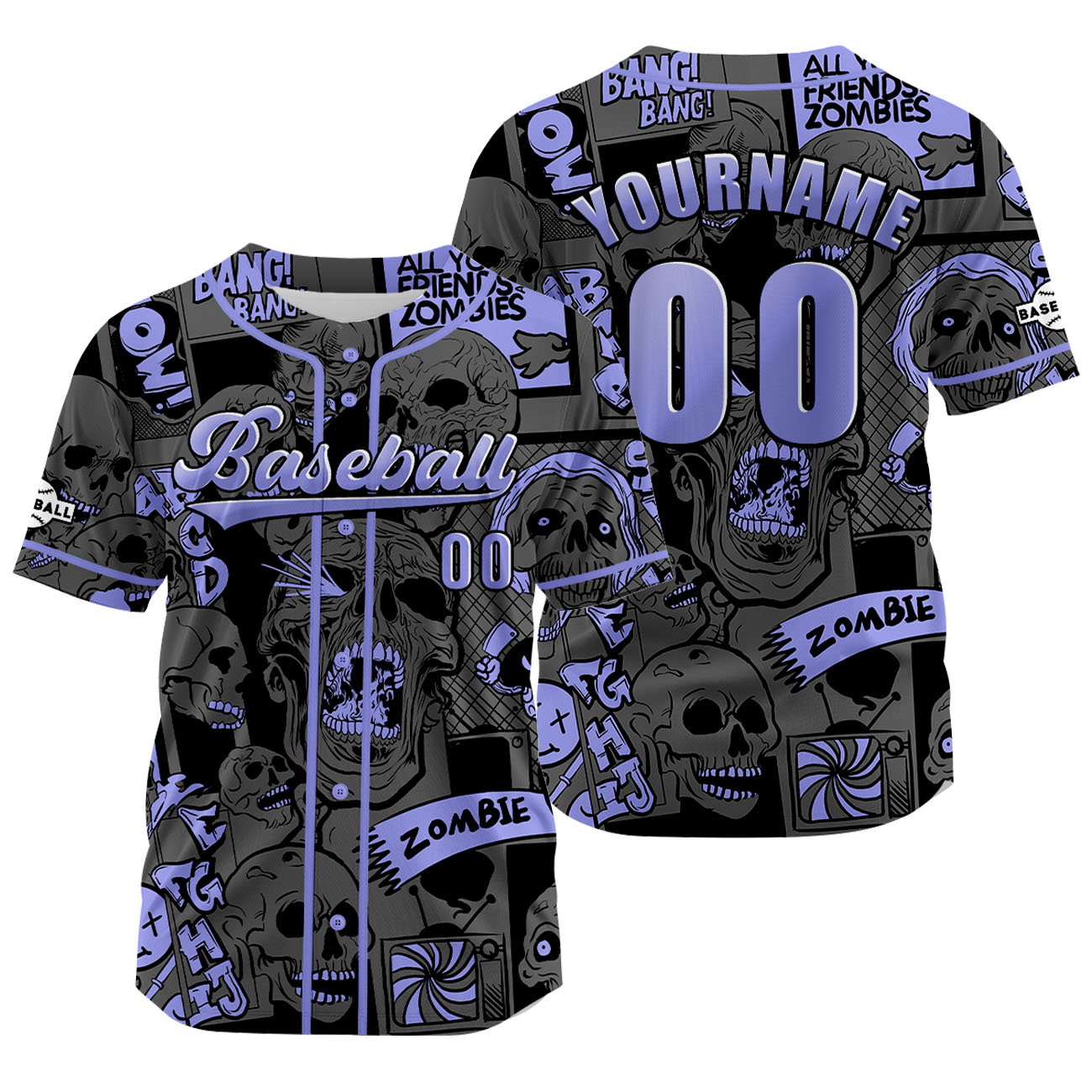 Custom Gray Jersey Personalized Baseball Shirt for Men Women Kids Youth enthsush