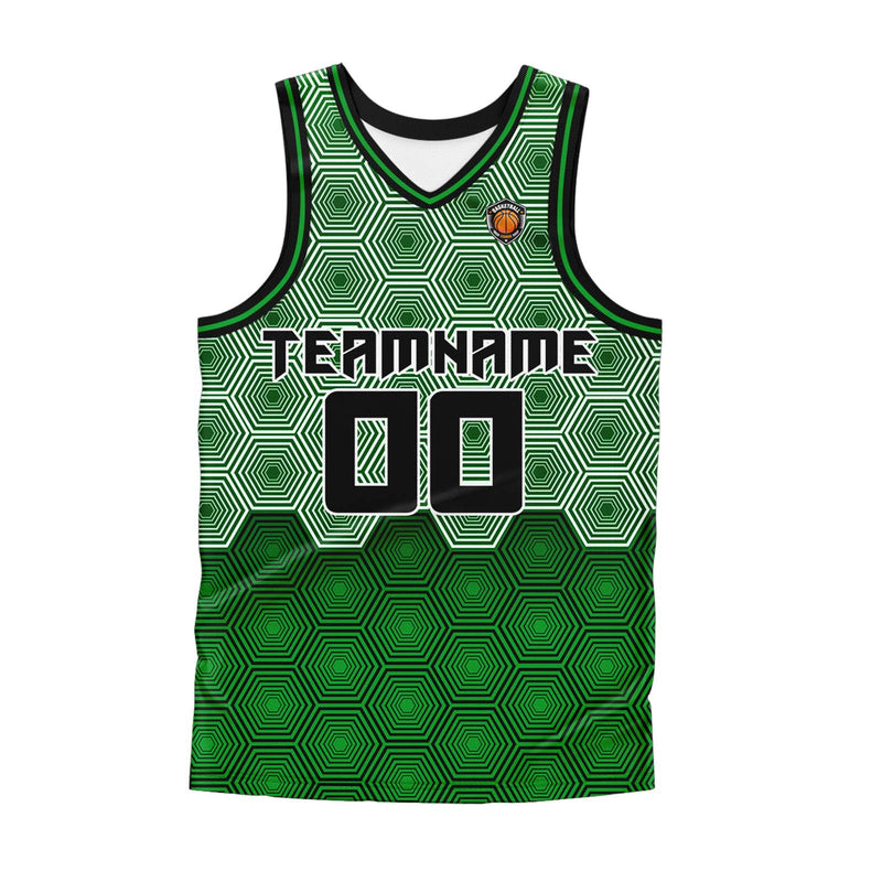 Custom Dark Green Basketball Jersey Uniform Suit Printed Your Logo Name Number