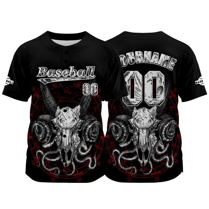 Custom Black Baseball Jersey Personalized Baseball Shirt for Men Women Kids Youth