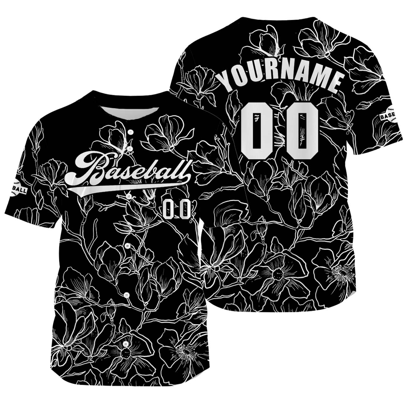 Custom Black Purple Jersey Personalized Baseball Shirt for Men Women Kids Youth enthsush