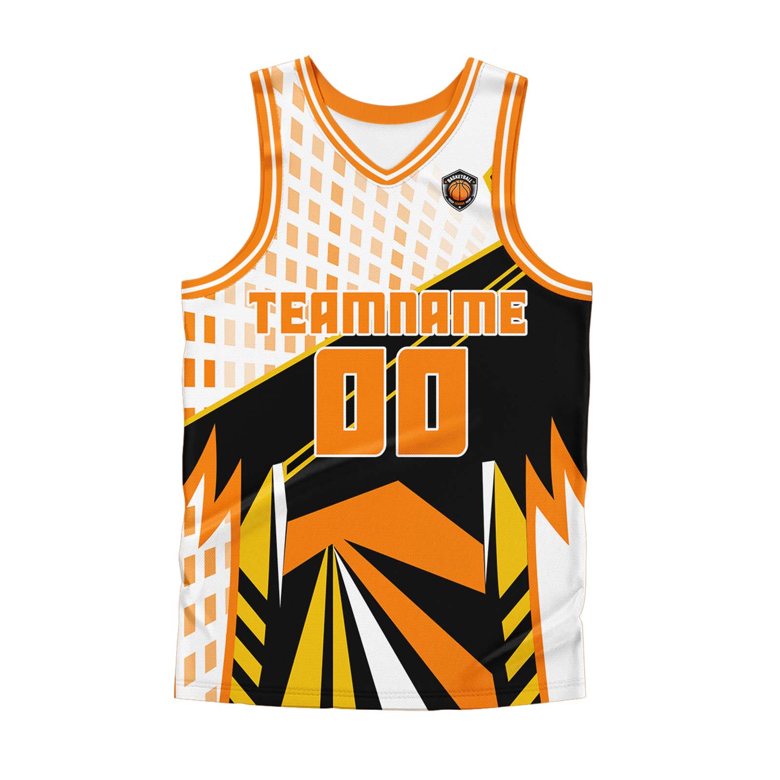 Custom Orange Basketball Jersey Uniform Suit Printed Your Logo Name Number enthsush