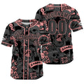 Custom Gray Jersey Personalized Baseball Shirt for Men Women Kids Youth enthsush