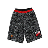 Custom Black Red Basketball Jersey Uniform Suit Printed Your Logo Name Number